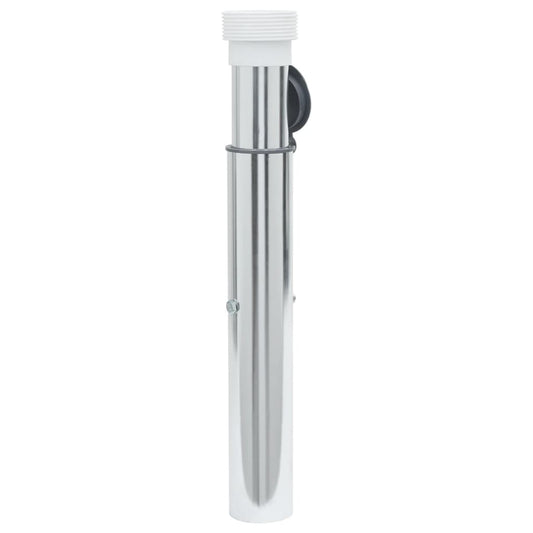 Manchon de sol pour parasol avec mât 40-50 mm aluminium argenté