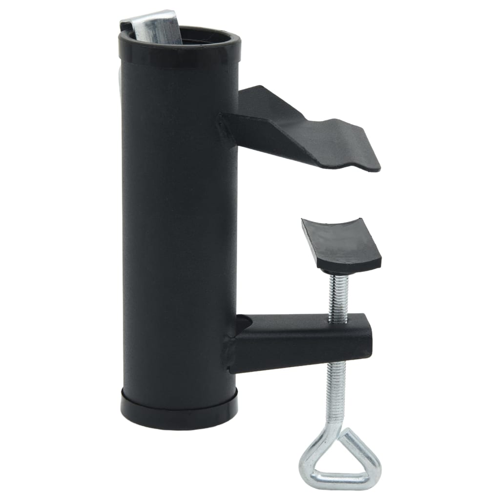 Support de parasol pour balcon 2 pièces 25-38 mm en acier