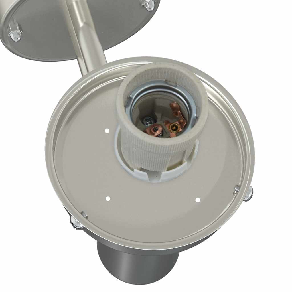 Außenwandleuchte Silber 28 x 25 x 38 cm Edelstahl