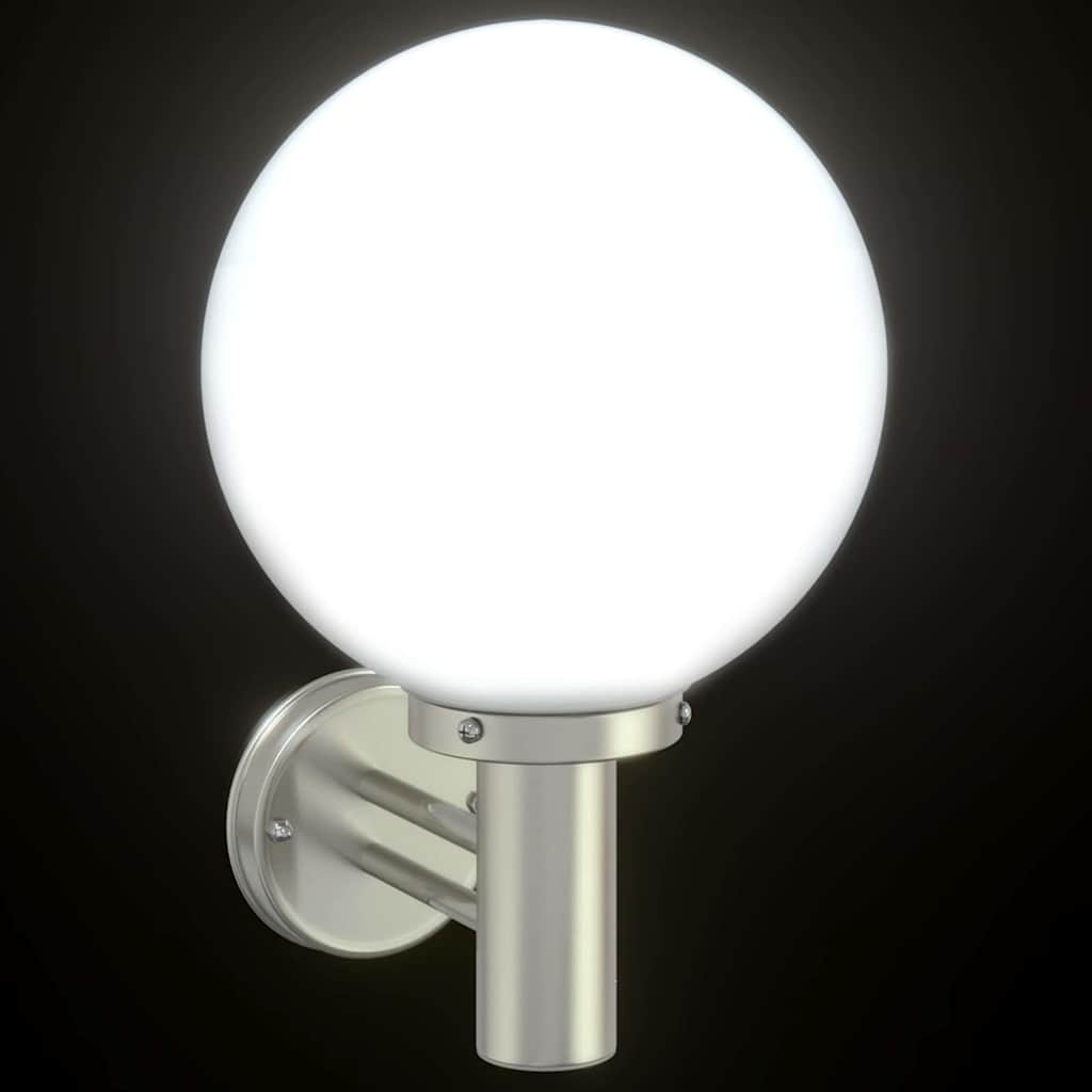 Außenwandleuchte Silber 28 x 25 x 38 cm Edelstahl