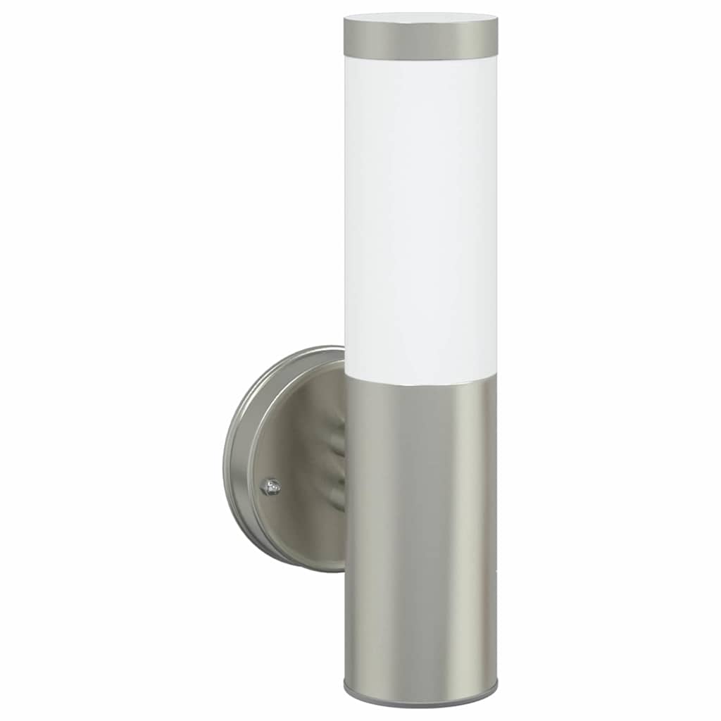 Außenwandleuchte 2 pcs Silber 15 x 7,5 x 33 cm
