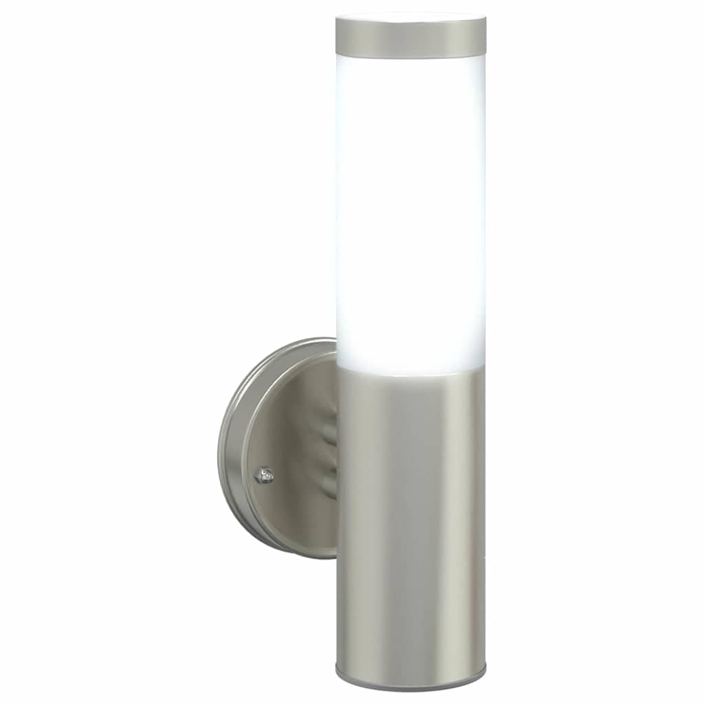 Außenwandleuchte 2 pcs Silber 15 x 7,5 x 33 cm