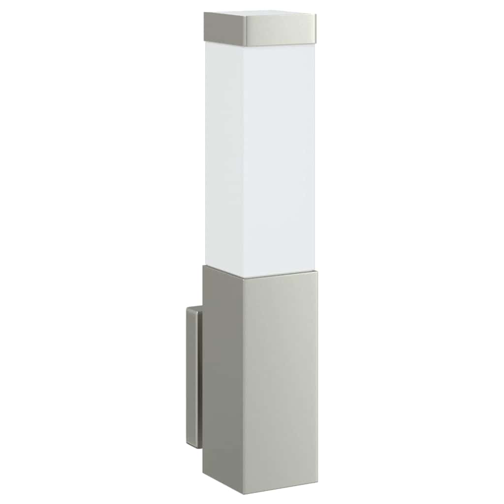Außenwandlampen 2 pcs Silber 10.5 x 6 x 35 cm Edelstahl