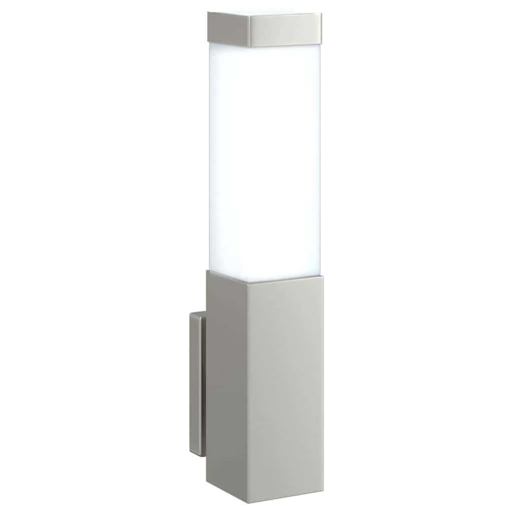 Außenwandlampen 2 pcs Silber 10.5 x 6 x 35 cm Edelstahl