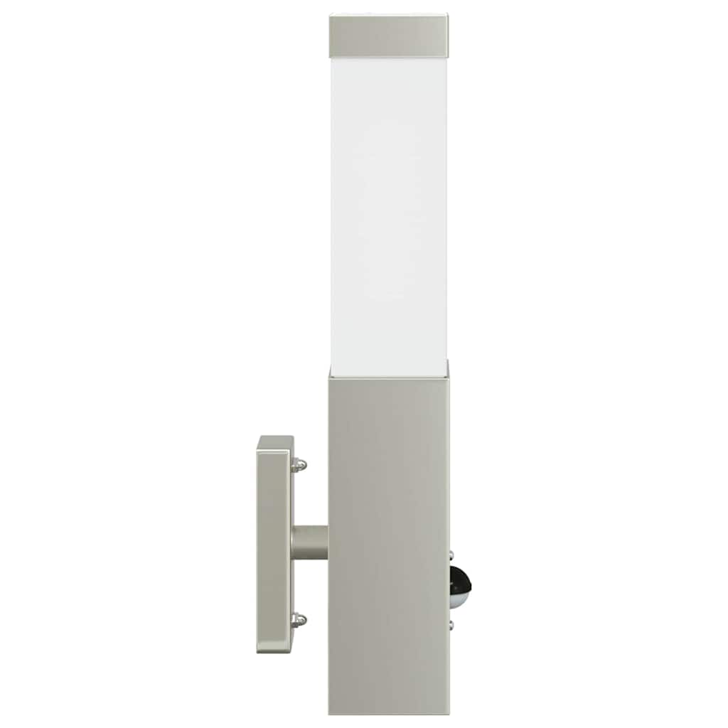 Außenwandlampen 2 pcs Silber 10.5 x 6 x 35 cm Edelstahl