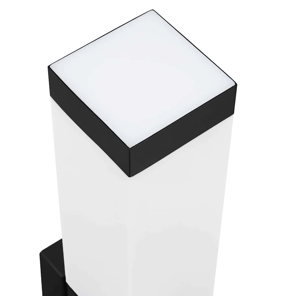 Außenwandlampen 2 pcs Schwarz 10.5 x 6 x 35 cm Edelstahl