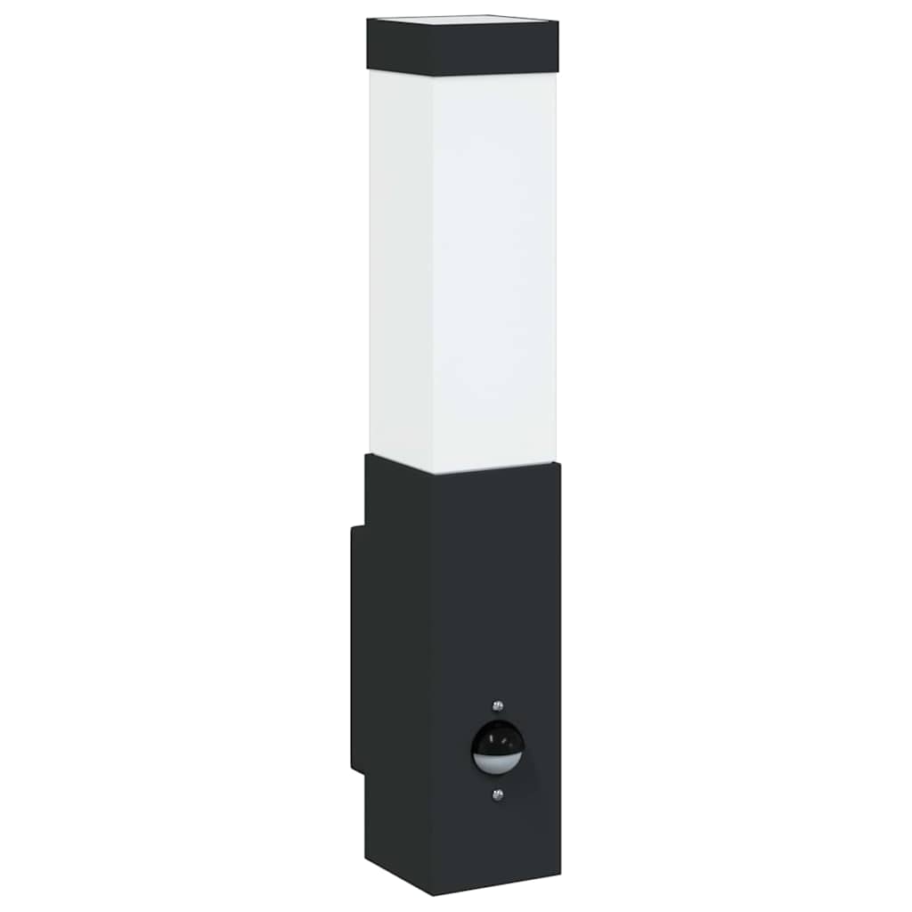 Außenwandlampen 2 pcs Schwarz 10.5 x 6 x 35 cm Edelstahl