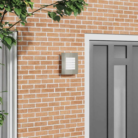 Außenwandleuchte Silber 23.5 x 10.5 x 26 cm Edelstahl