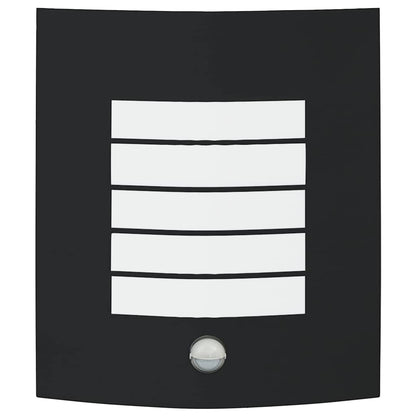 Außenwandleuchte 2 stk. Schwarz 23,5 x 9 x 26 cm