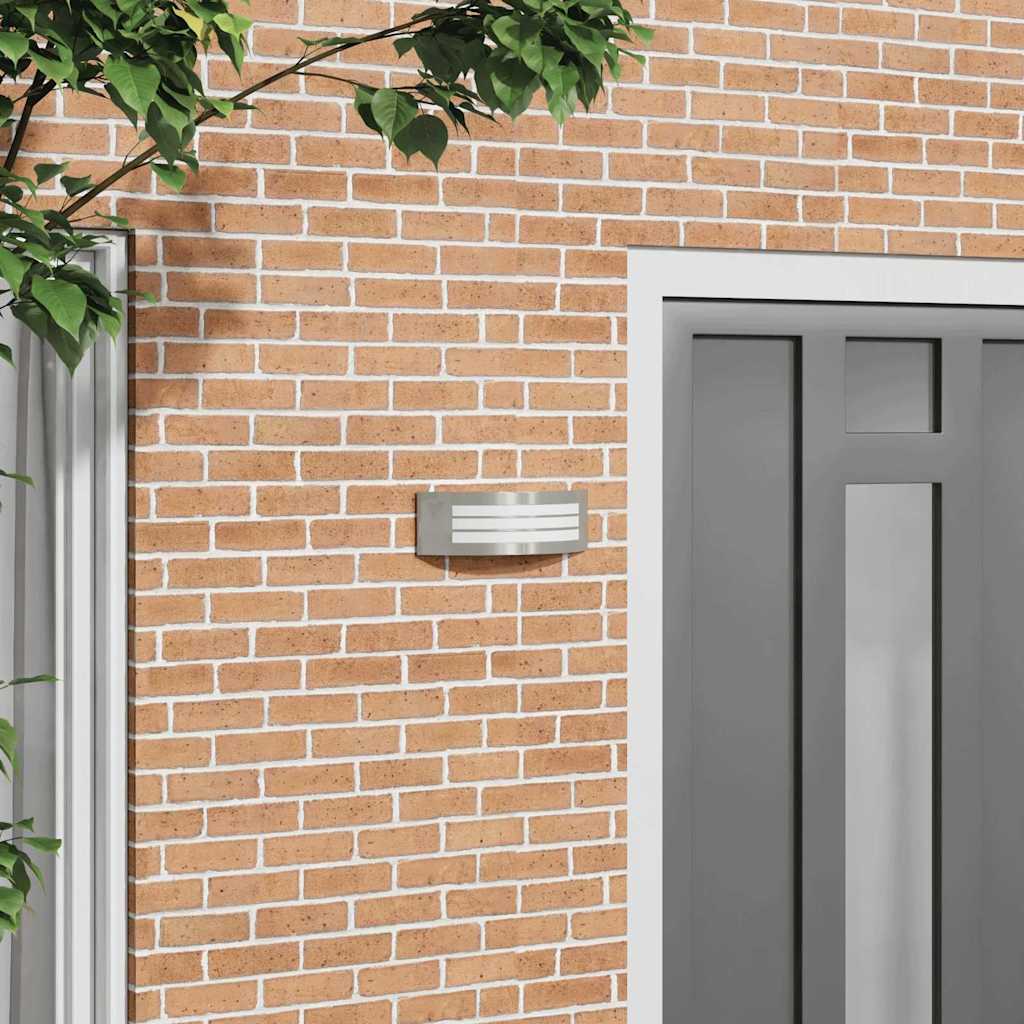 Außenwandleuchte Silber 32 x 10 x 10 cm Edelstahl