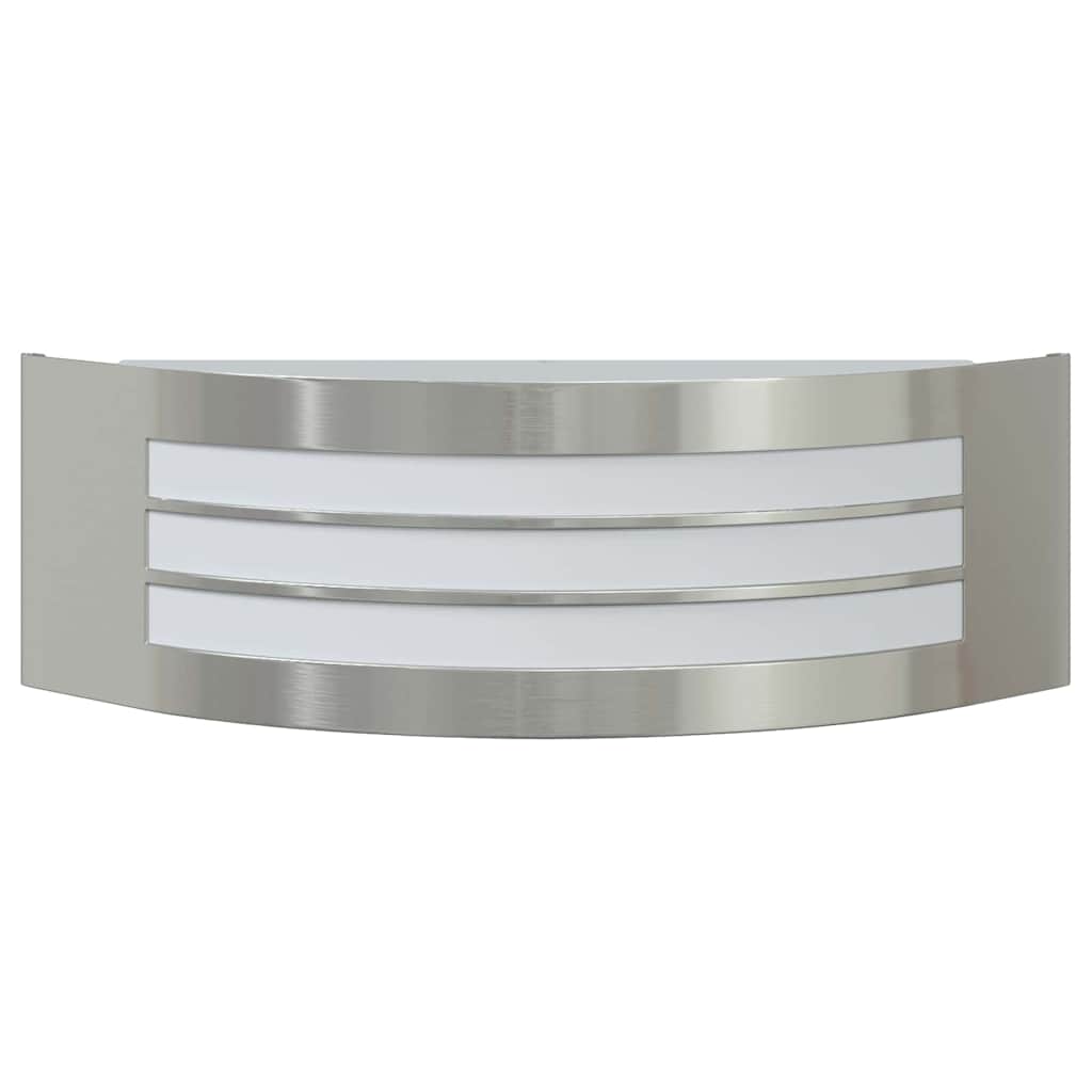 Außenwandlampen 2 pcs Silber 32 x 10 x 10 cm Edelstahl
