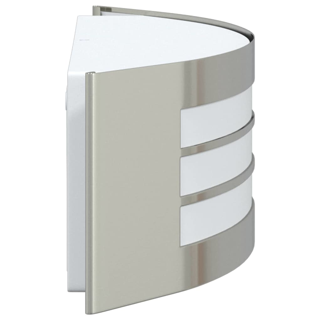 Außenwandlampen 2 pcs Silber 32 x 10 x 10 cm Edelstahl