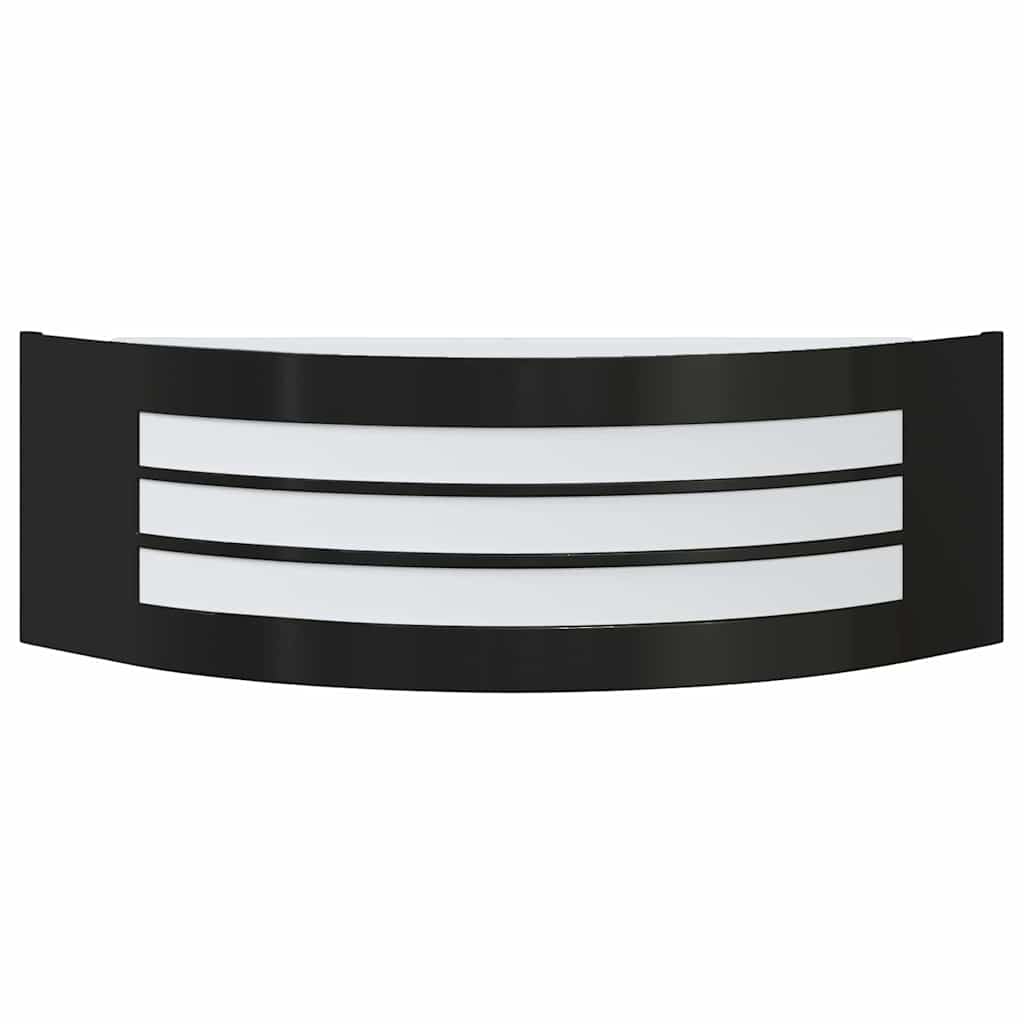 Außenwandleuchte Schwarz 32 x 10 x 10 cm Edelstahl