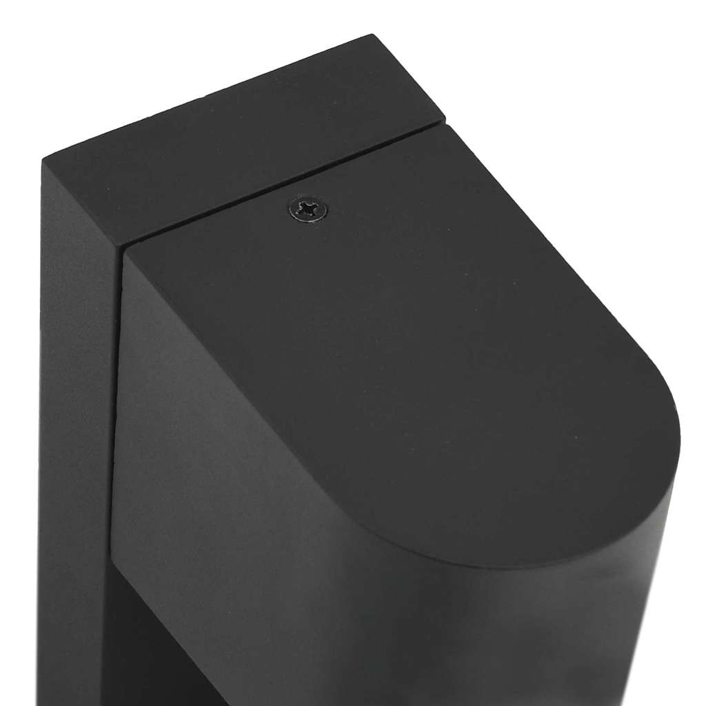 Außenwandleuchte 2 stk. Schwarz 12 x 7 x 15 cm Edelstahl