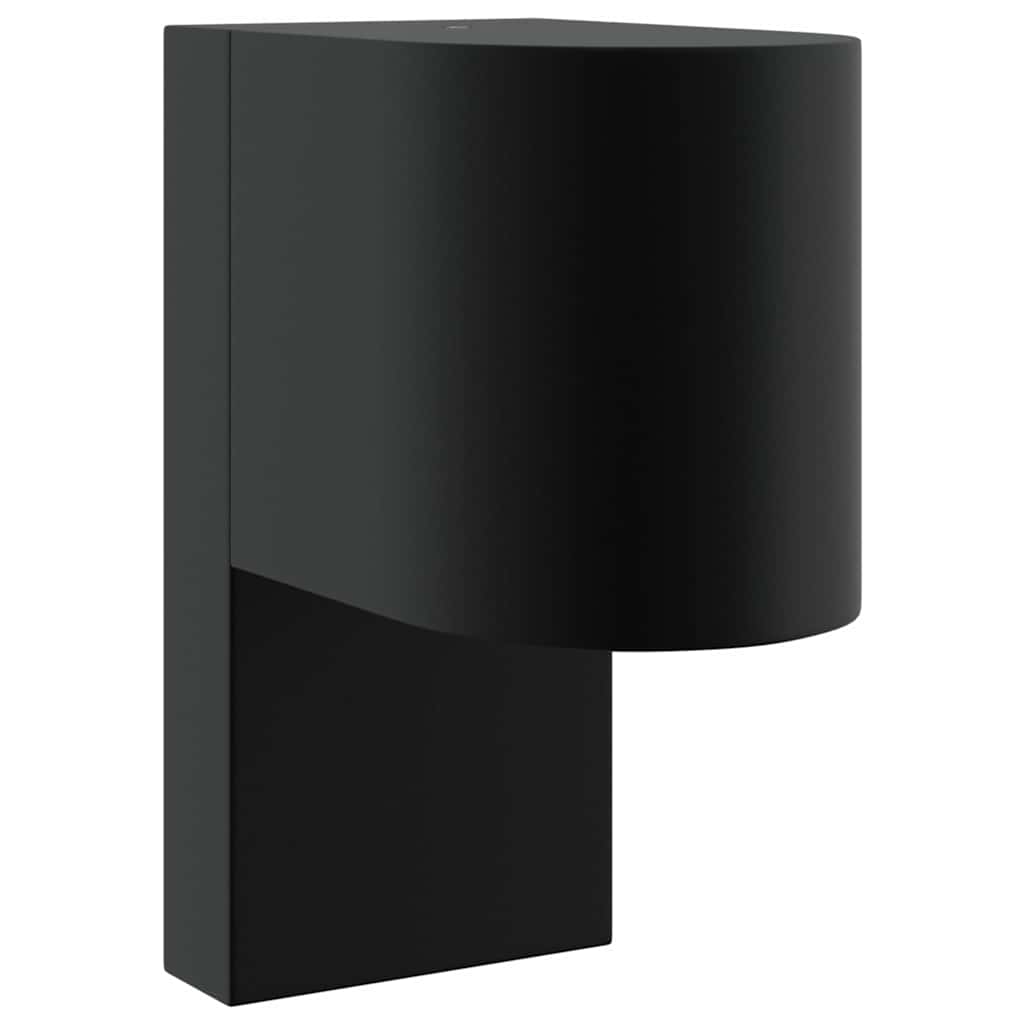 Außenwandleuchte 2 stk. Schwarz 12 x 7 x 15 cm Edelstahl