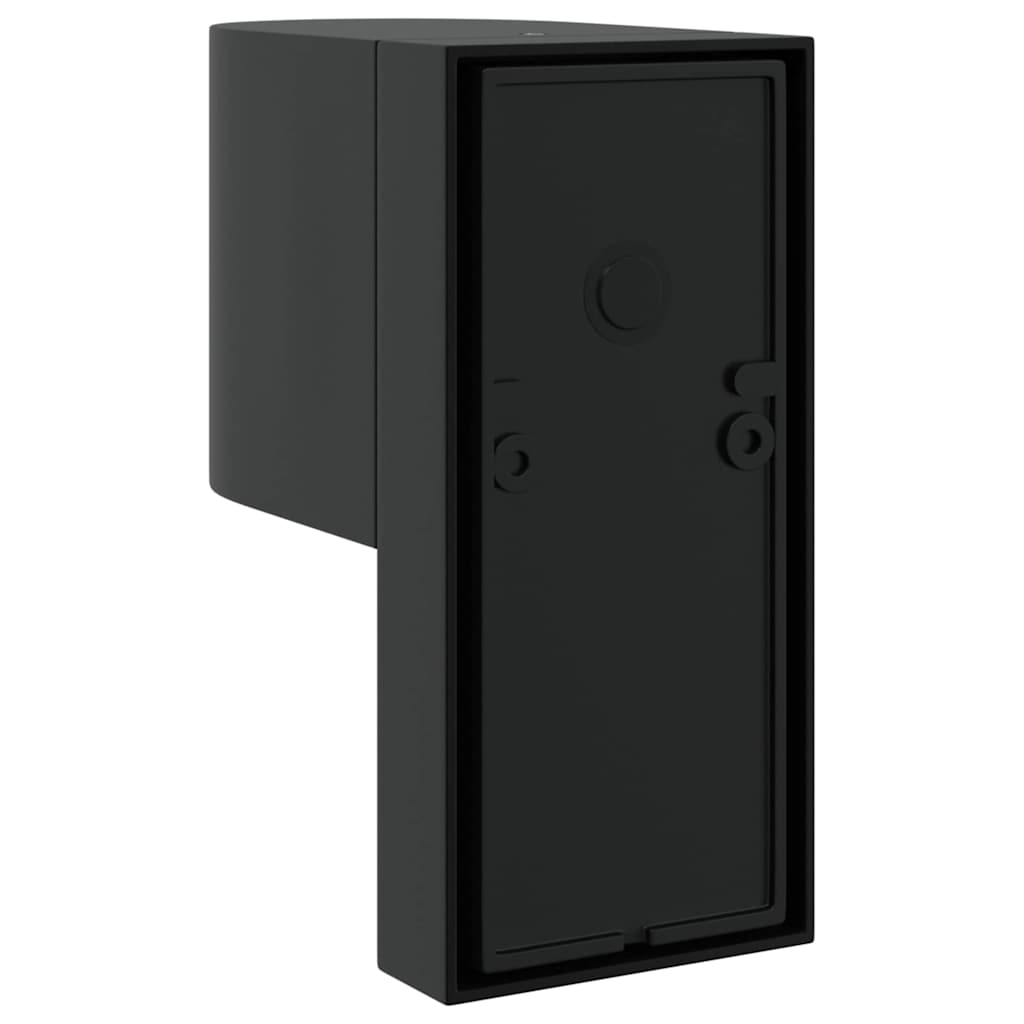Außenwandleuchte 2 stk. Schwarz 12 x 7 x 15 cm Edelstahl