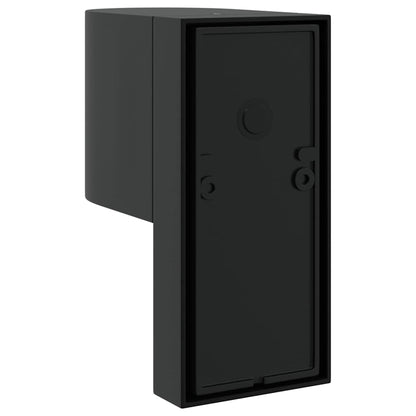 Außenwandleuchte 2 stk. Schwarz 12 x 7 x 15 cm Edelstahl