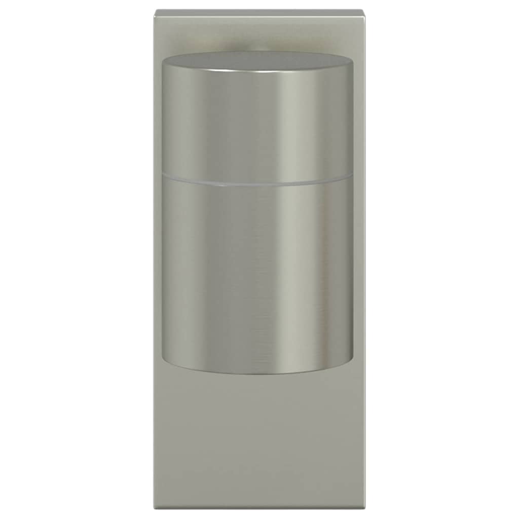 Außenwandlampen 2 pcs Silber 6,5 x 10,5 x 16 cm Edelstahl