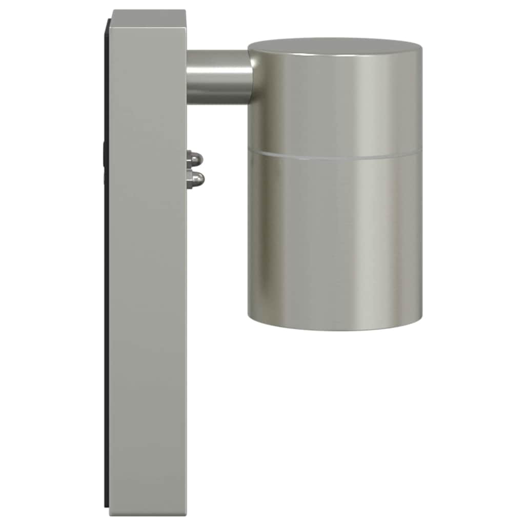 Außenwandlampen 2 pcs Silber 6,5 x 10,5 x 16 cm Edelstahl