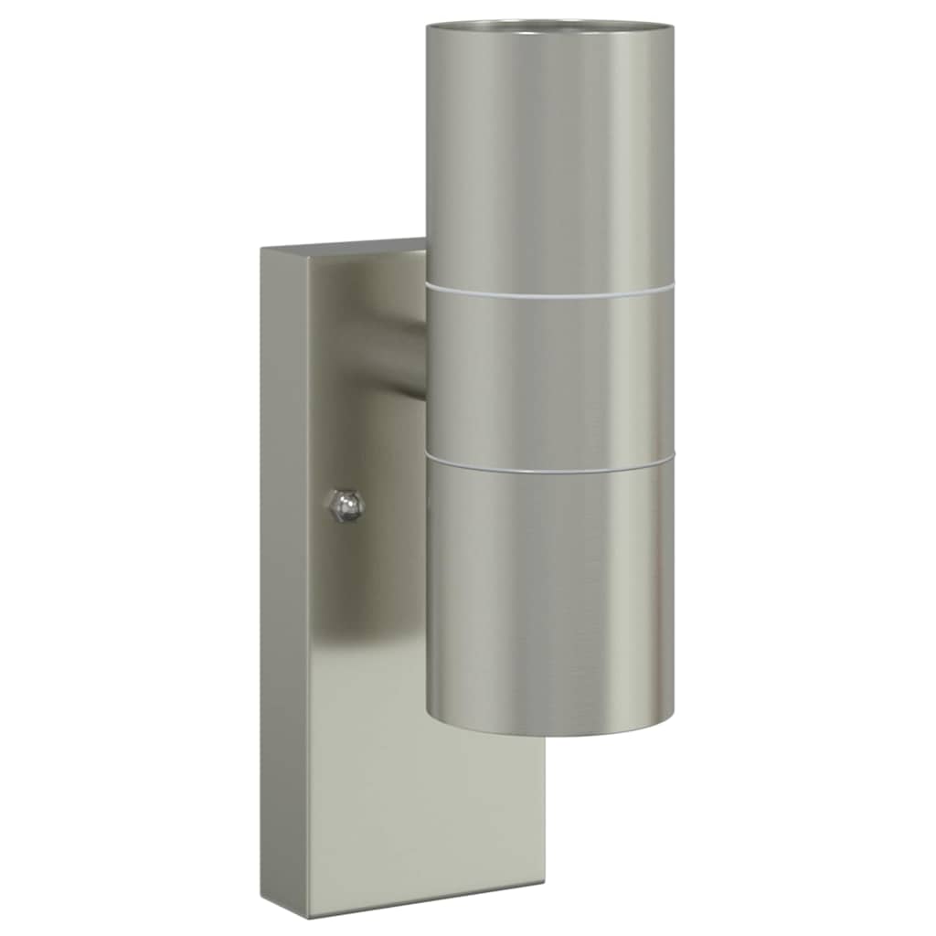 Außenwandlampen 2 pcs Silber 7 x 10 x 22 cm Edelstahl