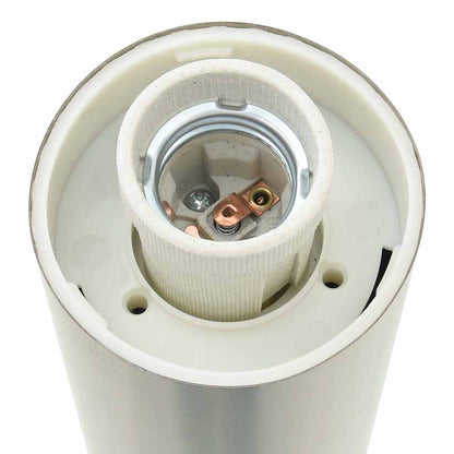 Pollerleuchten mit Sensor&Steckdose 3er 110 cm Edelstahl IP44