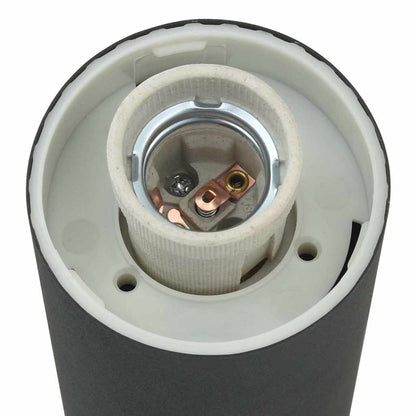 Pollerleuchten mit Sensor&Steckdose 3er 110 cm Edelstahl IP44