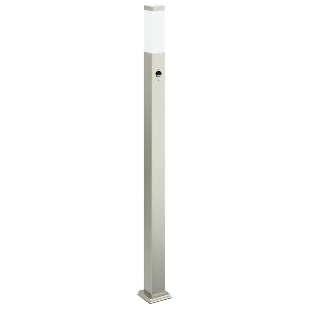Pollerleuchten mit Sensor 3 Stk. 110 cm Edelstahl IP44