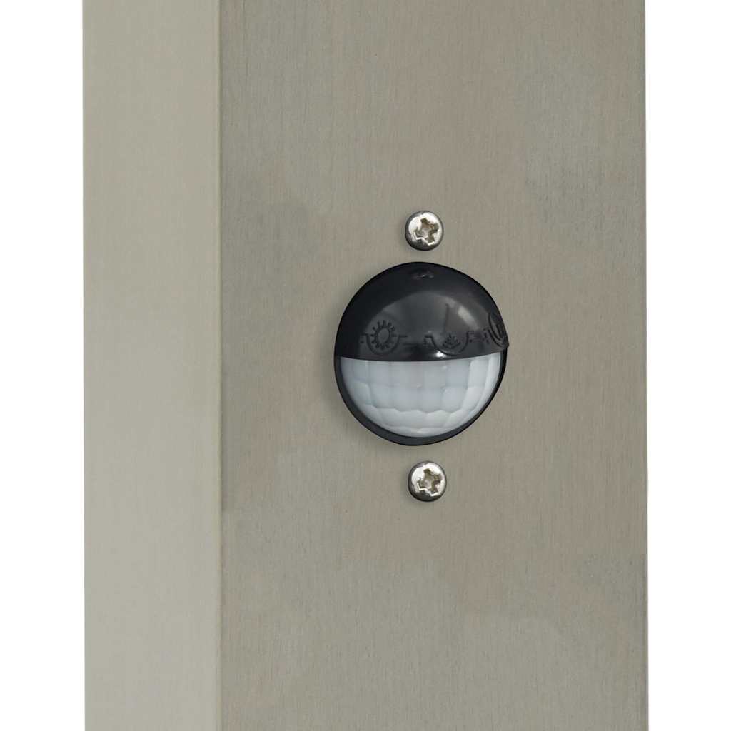 Pollerleuchten mit Sensor 3 Stk. 110 cm Edelstahl IP44