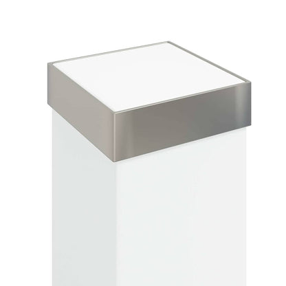 Pollerleuchten mit Auslass 3 Stk. 80 cm Edelstahl IP44