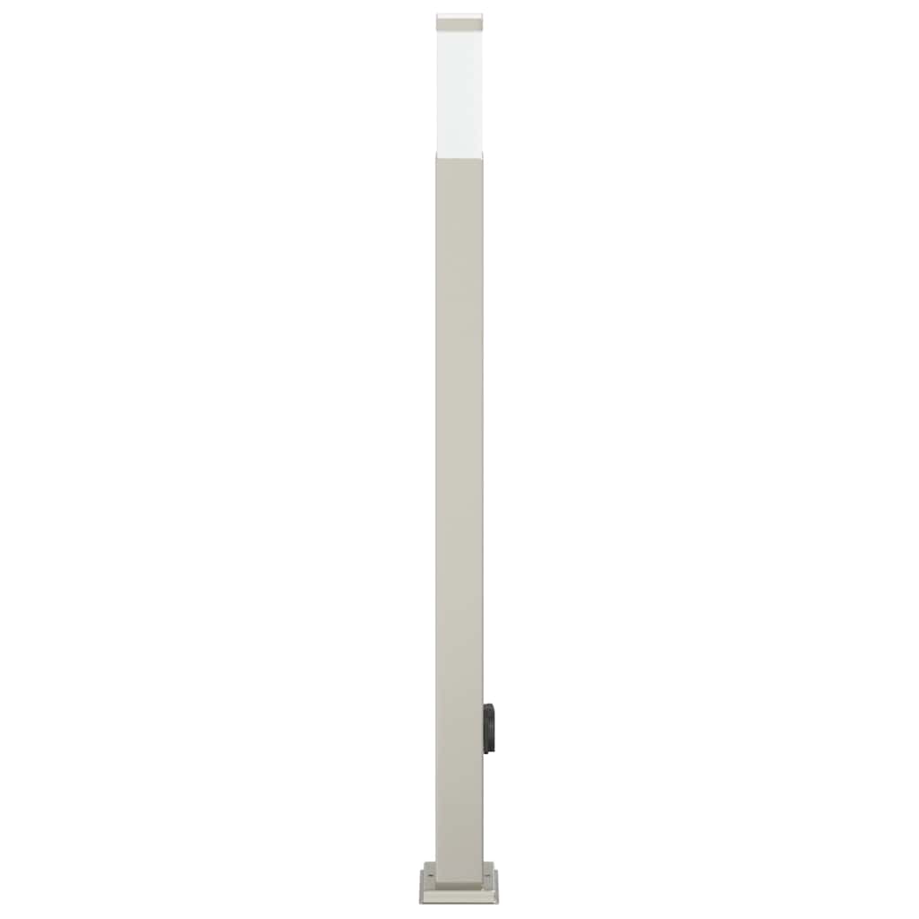 Pollerleuchte mit Auslass 110 cm Edelstahl IP44