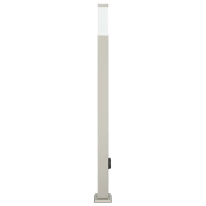 Pollerleuchte mit Auslass 110 cm Edelstahl IP44