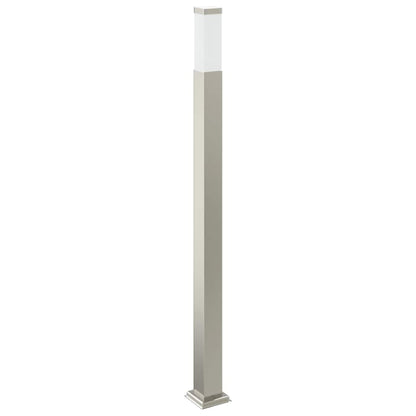 Pollerleuchte mit Auslass 110 cm Edelstahl IP44