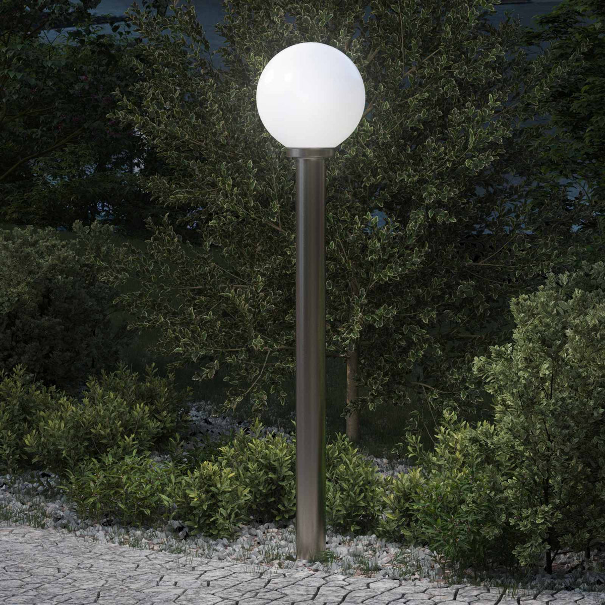 Pollerleuchte 120 cm Edelstahl IP44