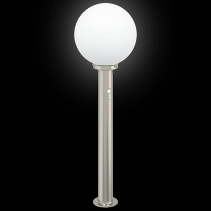 Pollerleuchten mit Sensor 3 Stk. 80 cm Edelstahl IP44