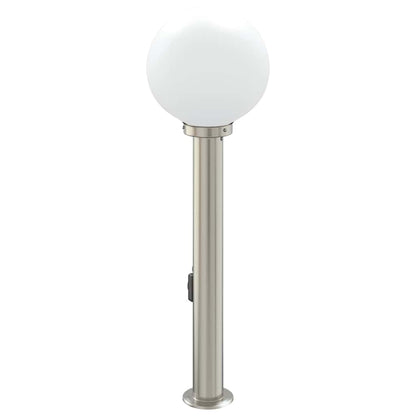 Pollerleuchte mit Auslass 80 cm Edelstahl IP44
