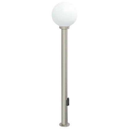 Pollerleuchte mit Auslass 120 cm Edelstahl IP44