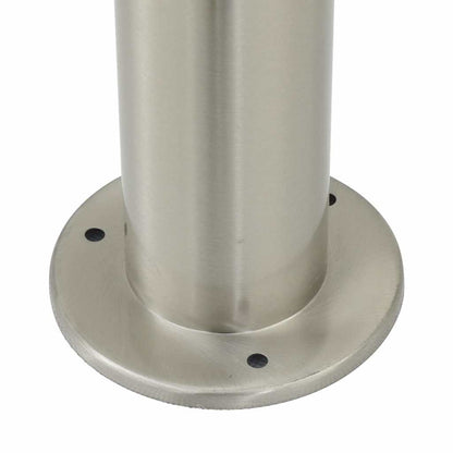 Pollerleuchten mit Sensor&Steckdose 3 Stk. 80 cm Edelstahl IP44