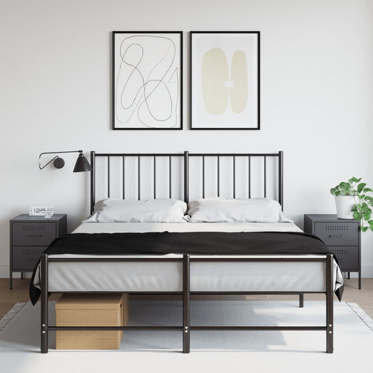 Bedside tables 2 pcs. Anthracite 36x39x50.5 cm steel