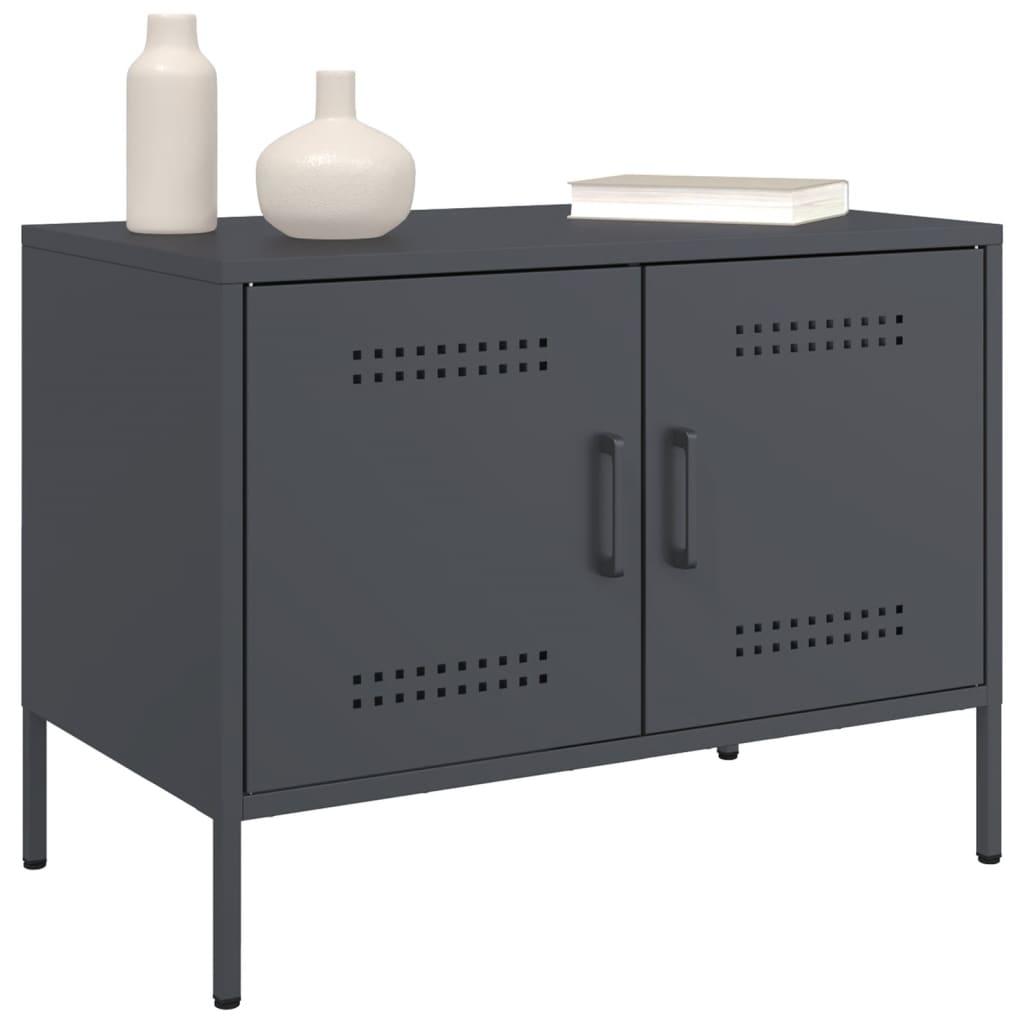 Meubles TV 2 pcs. Anthracite 68x39x50,5 cm en acier