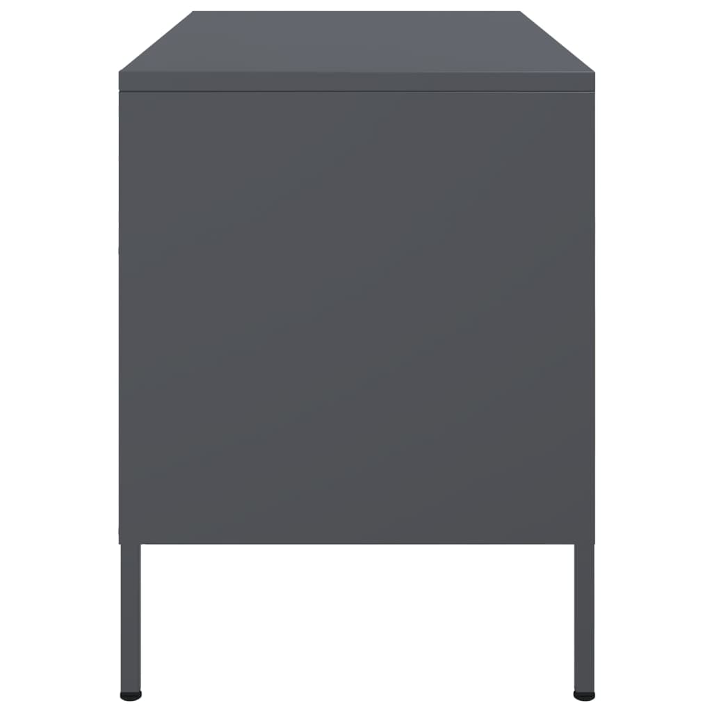 Meubles TV 2 pcs. Anthracite 68x39x50,5 cm en acier