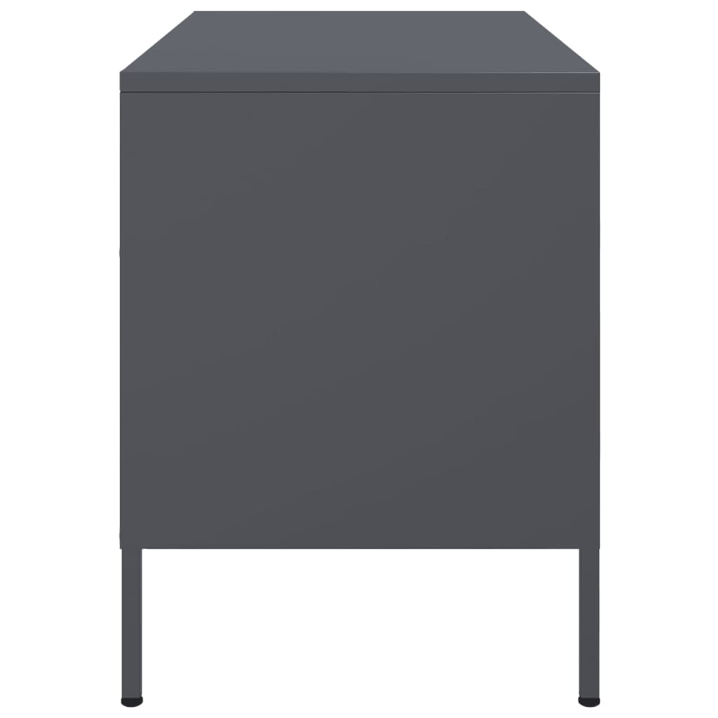 Meubles TV 2 pcs. Anthracite 68x39x50,5 cm en acier