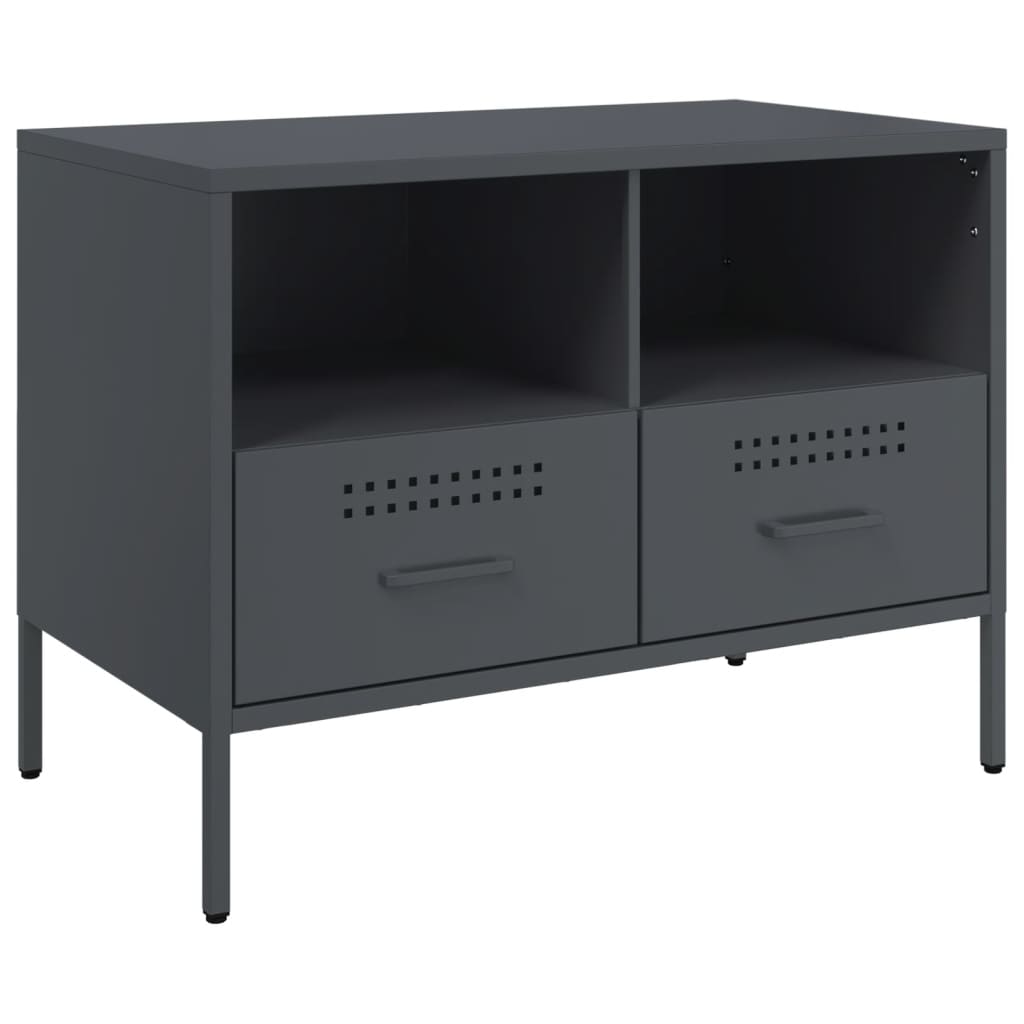 Meubles TV 2 pcs. Anthracite 68x39x50,5 cm en acier