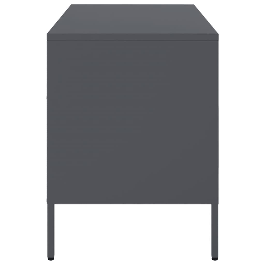 Meubles TV 2 pcs. Anthracite 68x39x50,5 cm en acier