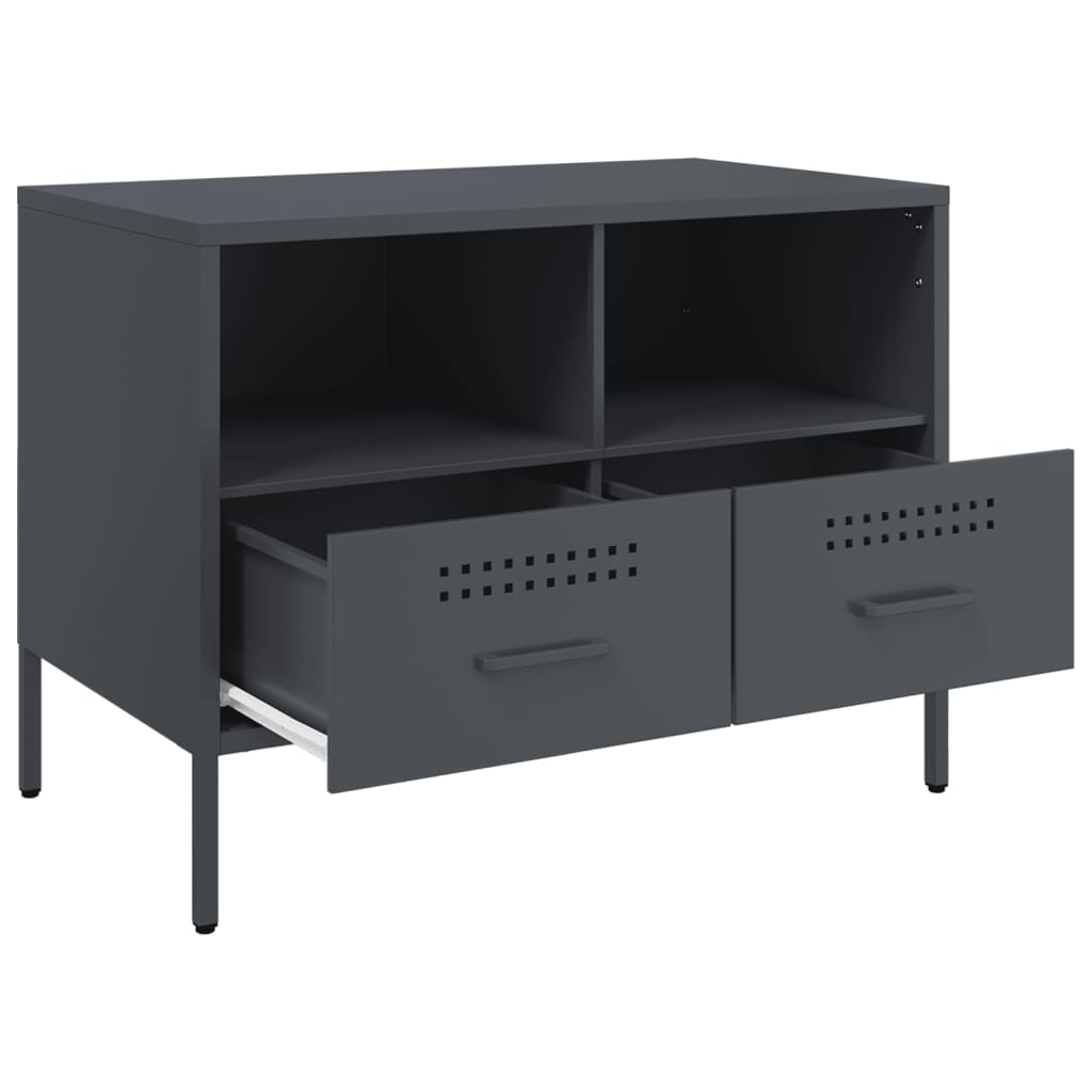 Meubles TV 2 pcs. Anthracite 68x39x50,5 cm en acier