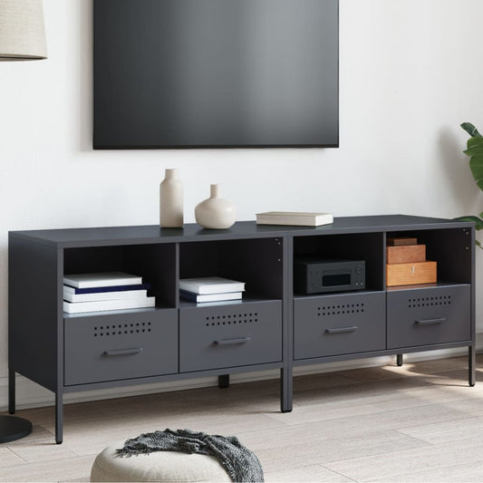 Meubles TV 2 pcs. Anthracite 68x39x50,5 cm en acier