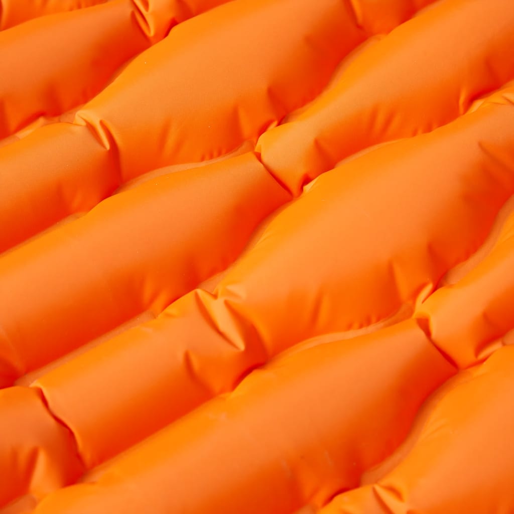 Matelas autogonflant avec coussin orange