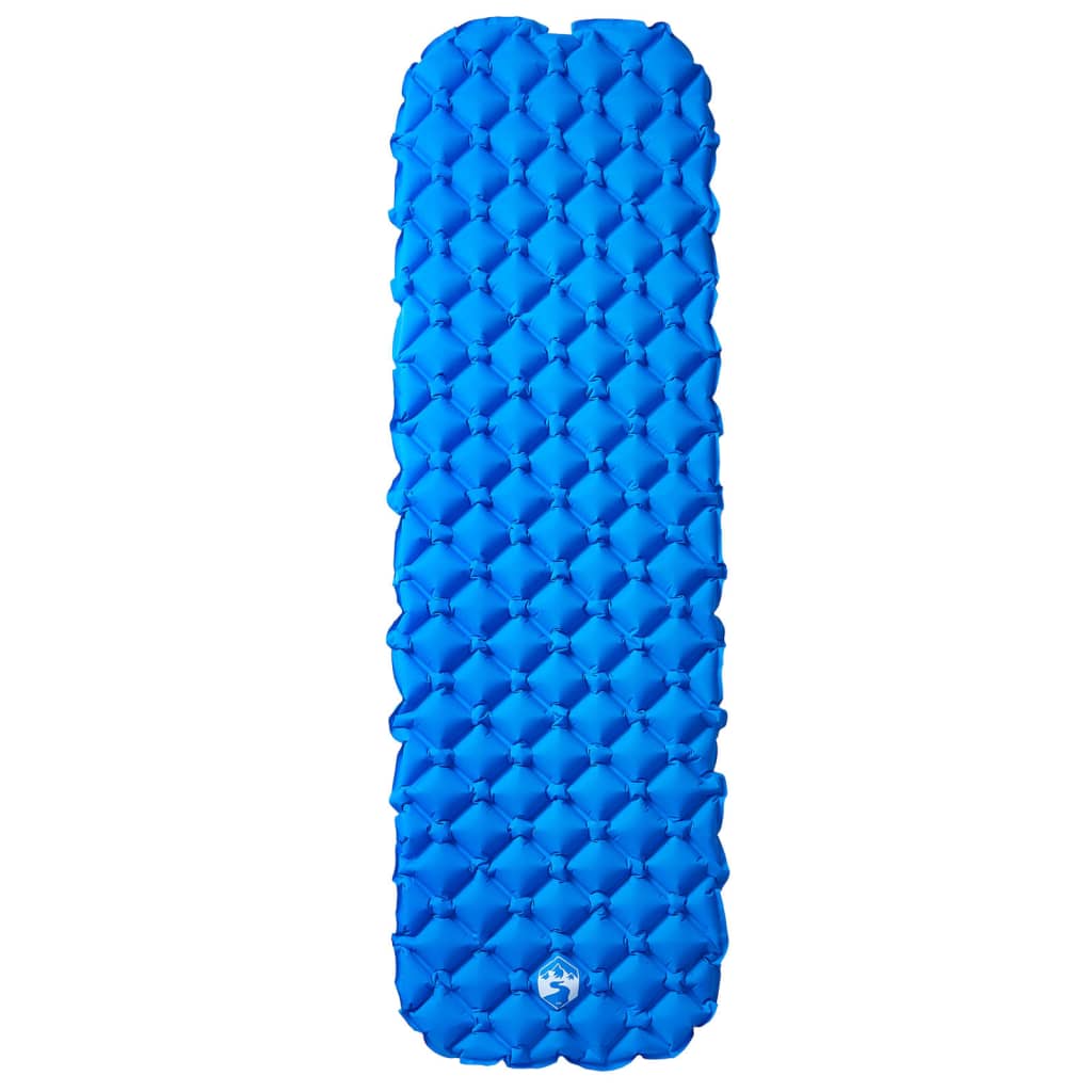 Matelas gonflable bleu 190x58x6 cm