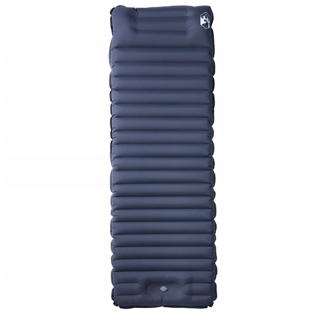 Matelas autogonflant avec oreiller gris