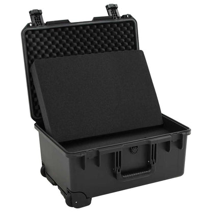 Koffer für Flugreise Tragbar Schwarz 54x41,5x29 cm PP