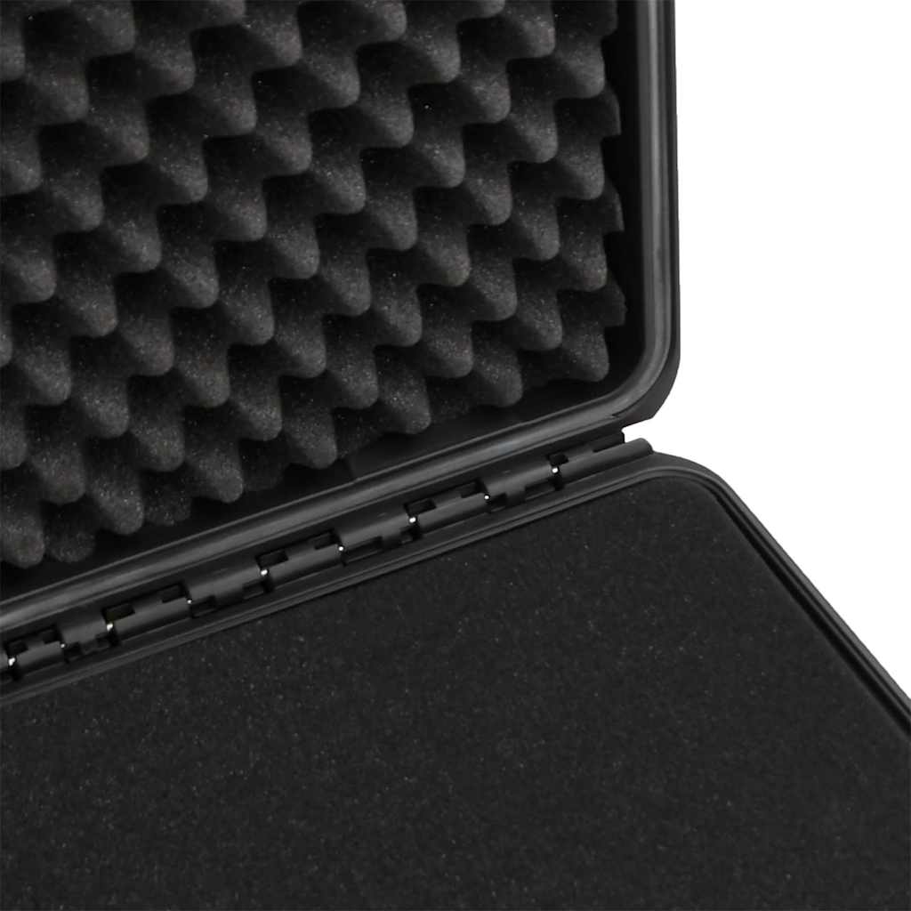 Koffer für Flugreise Tragbar Schwarz 54x41,5x29 cm PP